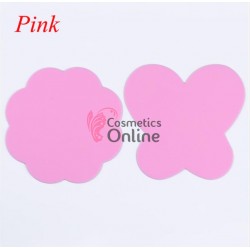 Paduri din silicon pentru decor unghii, 2 bucati Pink PDS01